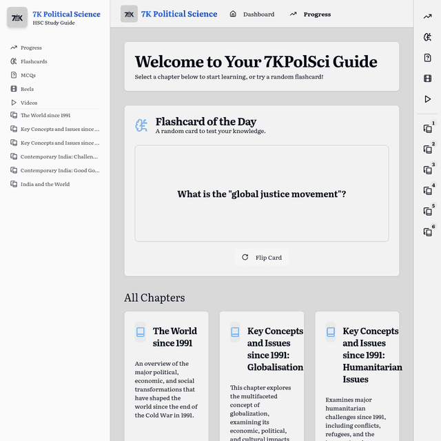 7K Political Science screenshot